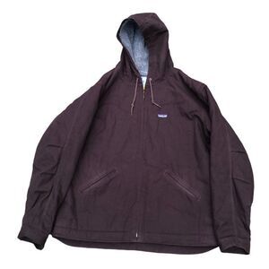 Vintage 2010 Patagonia Jacket Lined Canvas Hoodie 27161F0 Cotton Canvas Jacket
